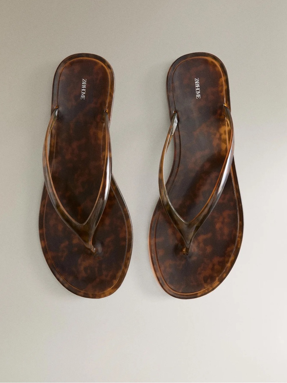 ZARA FLAT JELLY SANDALS SIZE 40